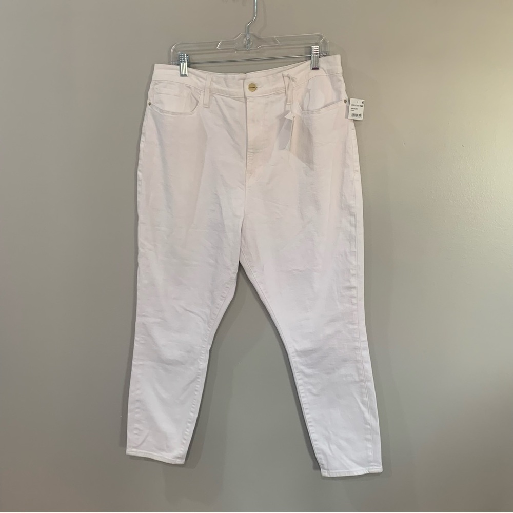 ✅ NWT Frame Jeans Ali High Rise Cigarette Skinny in White - Picture 5 of 9
